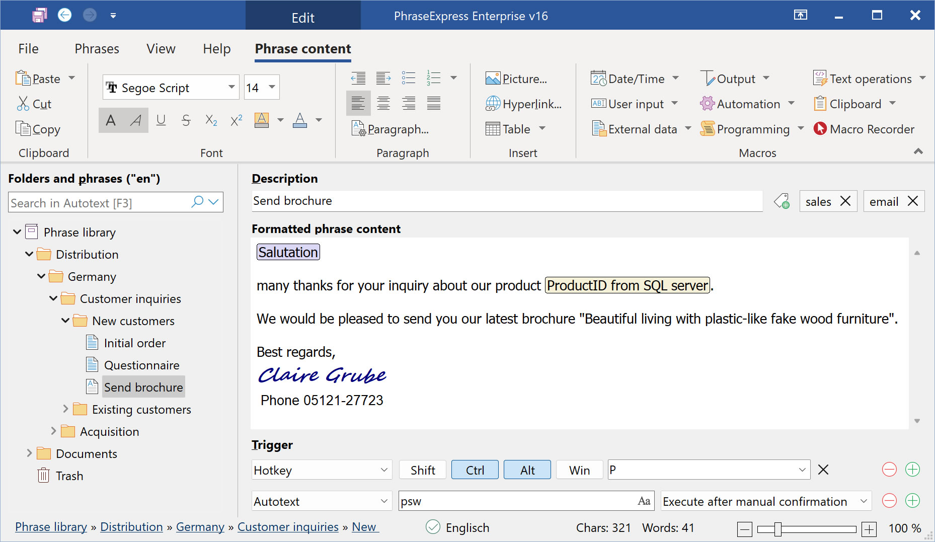 Screenshot preview