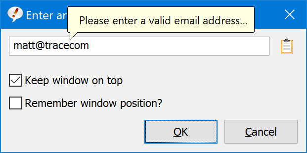 Input validation