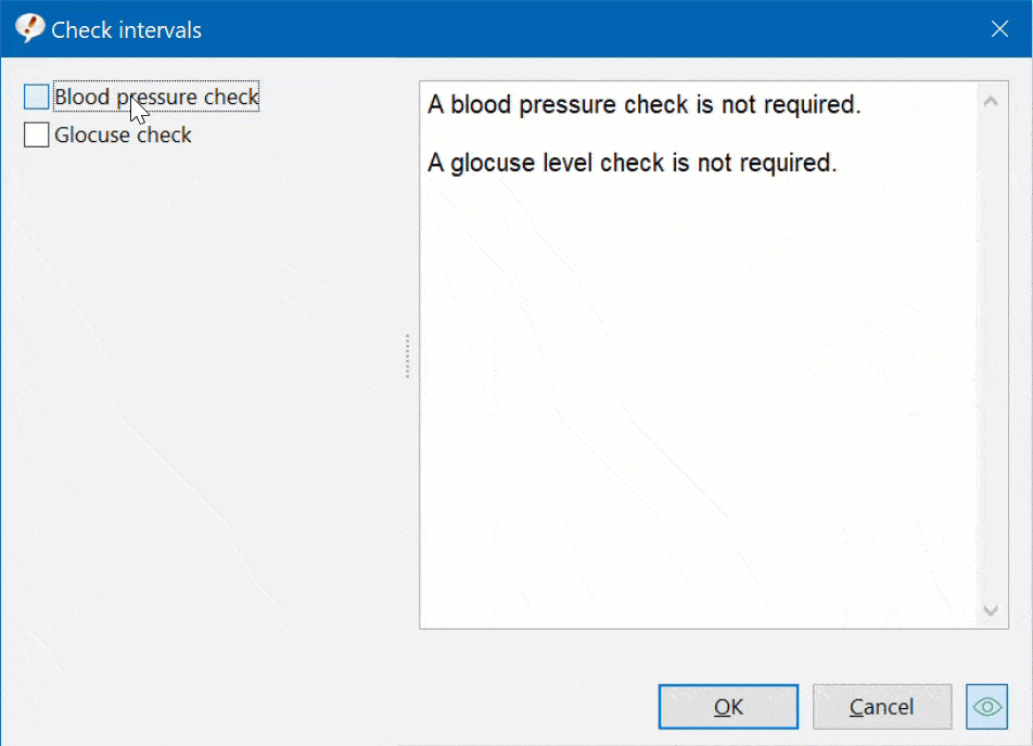 The optional preview shows the form output before insertion into the target application The optional preview shows the form output before insertion into the target application