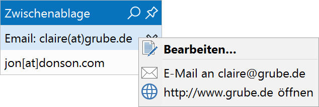 Mehrfache Zwischenablage mit Zusatzfunktionen Mehrfache Zwischenablage mit Zusatzfunktionen