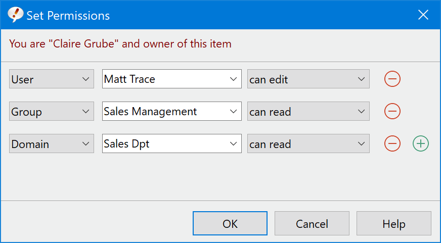 Share phrases and restrict access to specific users, workgroups or domains. Share phrases and restrict access to specific users, workgroups or domains.